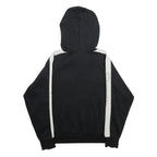 CHAMPION Womens Black & White Hoodie M Cotton Blend Pullover Logo Sweatshirt