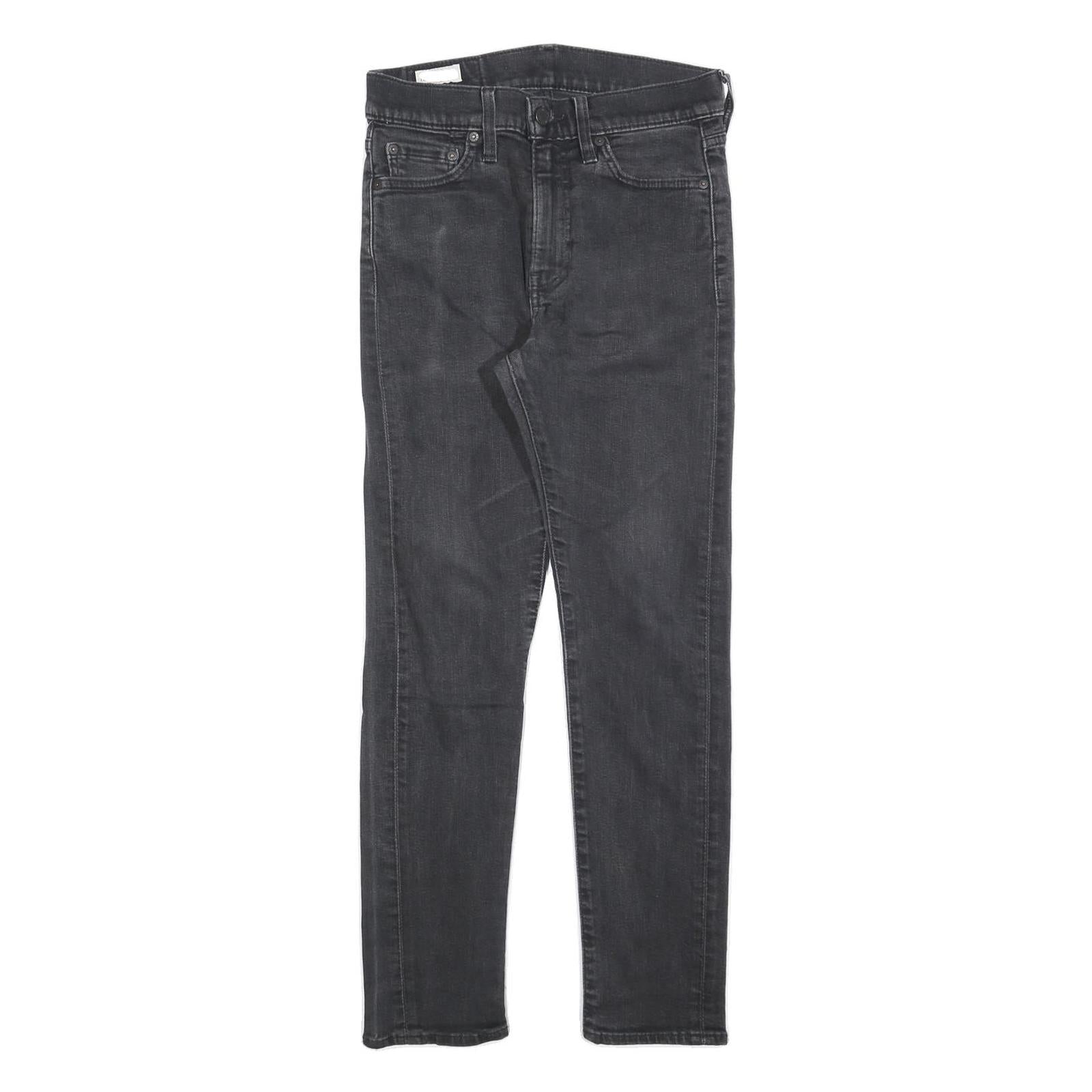 LEVI'S 510 BIG E Mens Black Slim Skinny Denim Medium W30 L30 Slim Fit Jeans