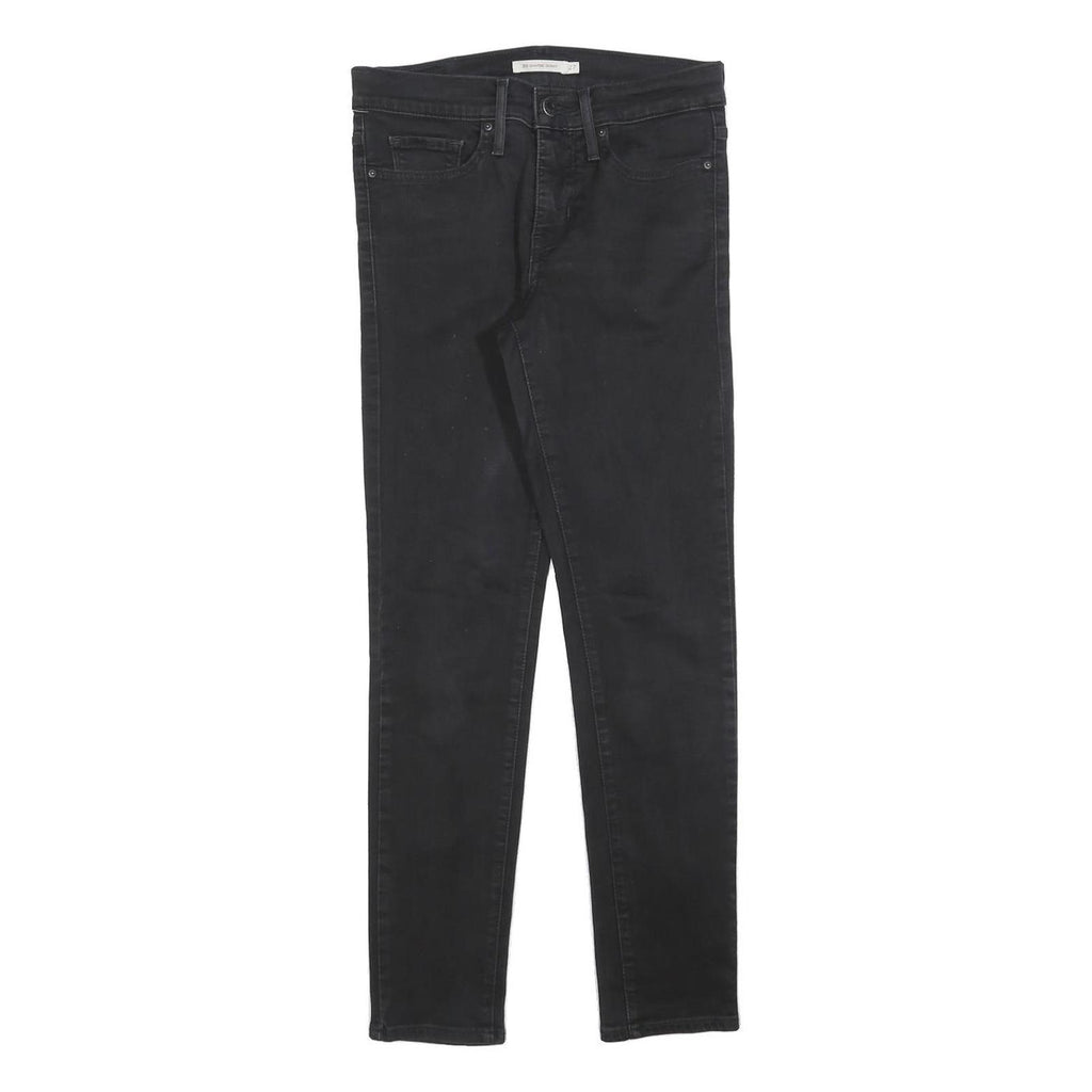 LEVI'S Womens 311 Slim Skinny Black Denim Cotton Blend Jeans W27 L28