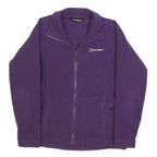 BERGHAUS Womens Purple Jacket S Polyester Zip Outdoor Lightweight Casual