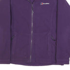 BERGHAUS Womens Purple Jacket S Polyester Zip Outdoor Lightweight Casual