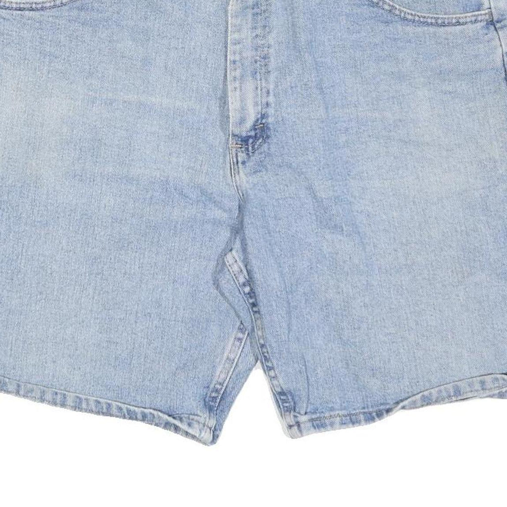 WRANGLER Mens Shorts Blue Denim Casual L W36 Classic Fit Cotton Blend