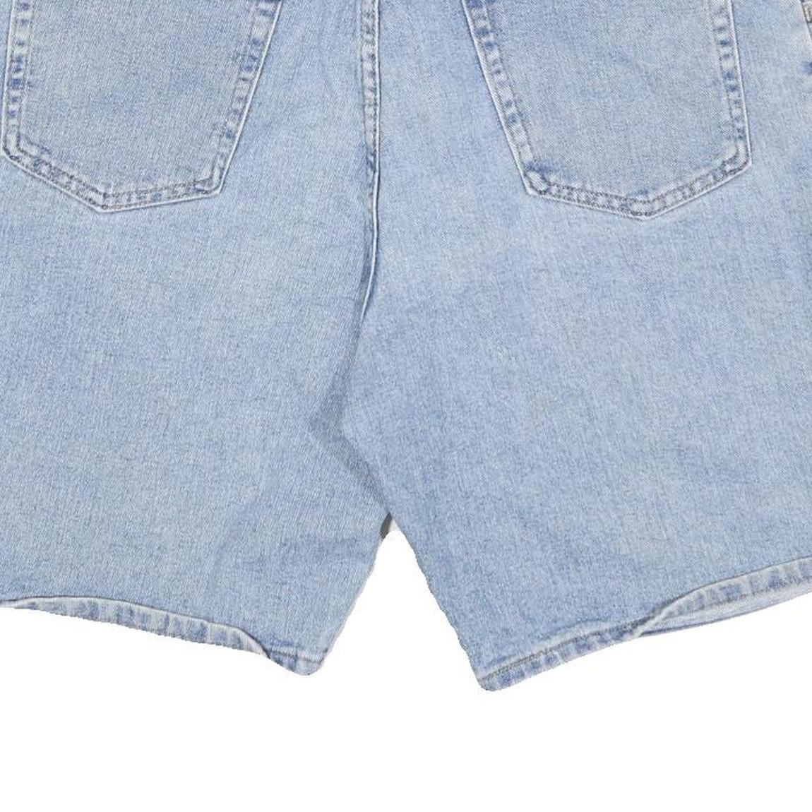 WRANGLER Mens Shorts Blue Denim Casual L W36 Classic Fit Cotton Blend