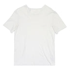 HUGO BOSS Mens White Crew Neck Short Sleeve T-Shirt M Cotton Blend Classic