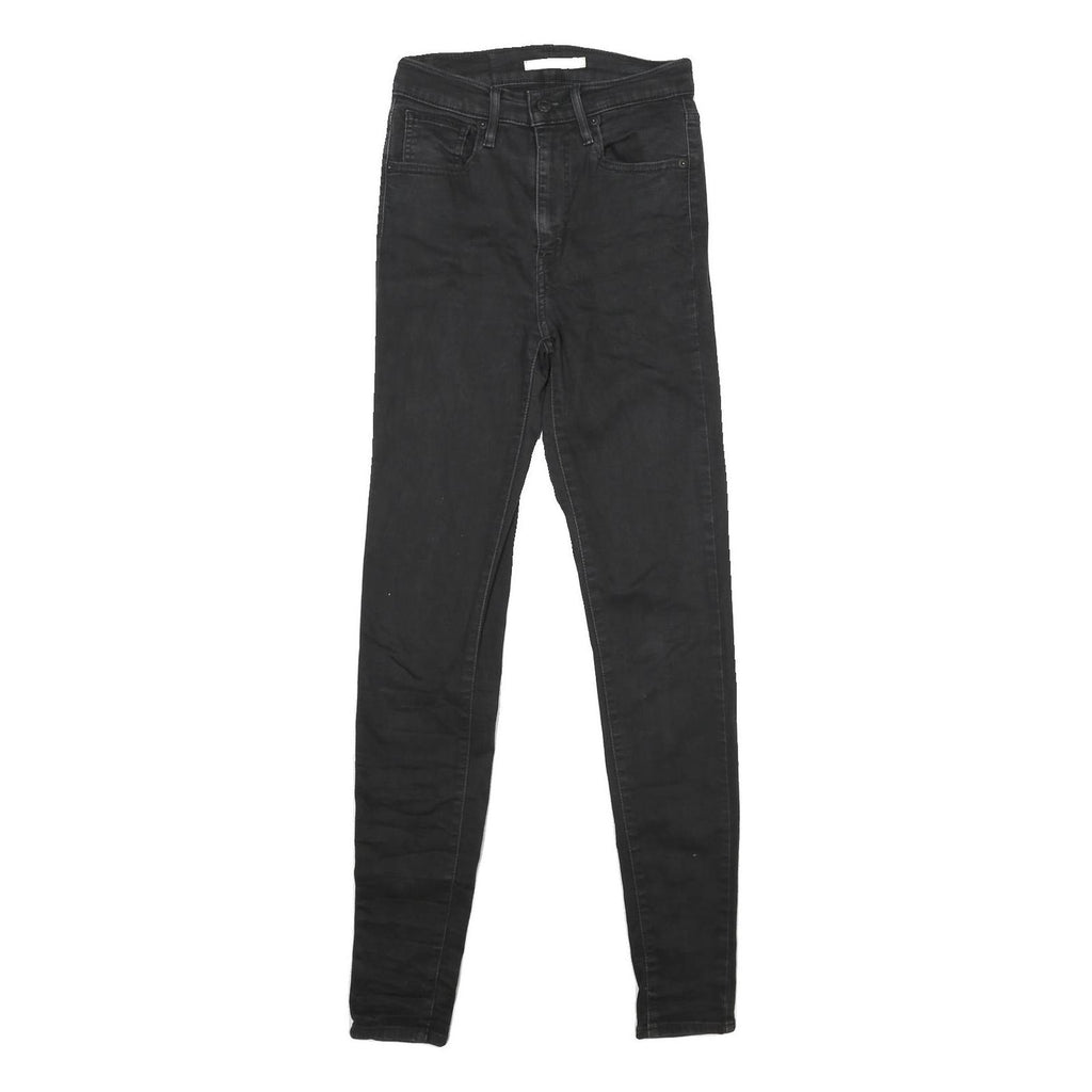LEVI'S Mile High Super Skinny Womens Jeans Black Slim Skinny Denim W27 L32