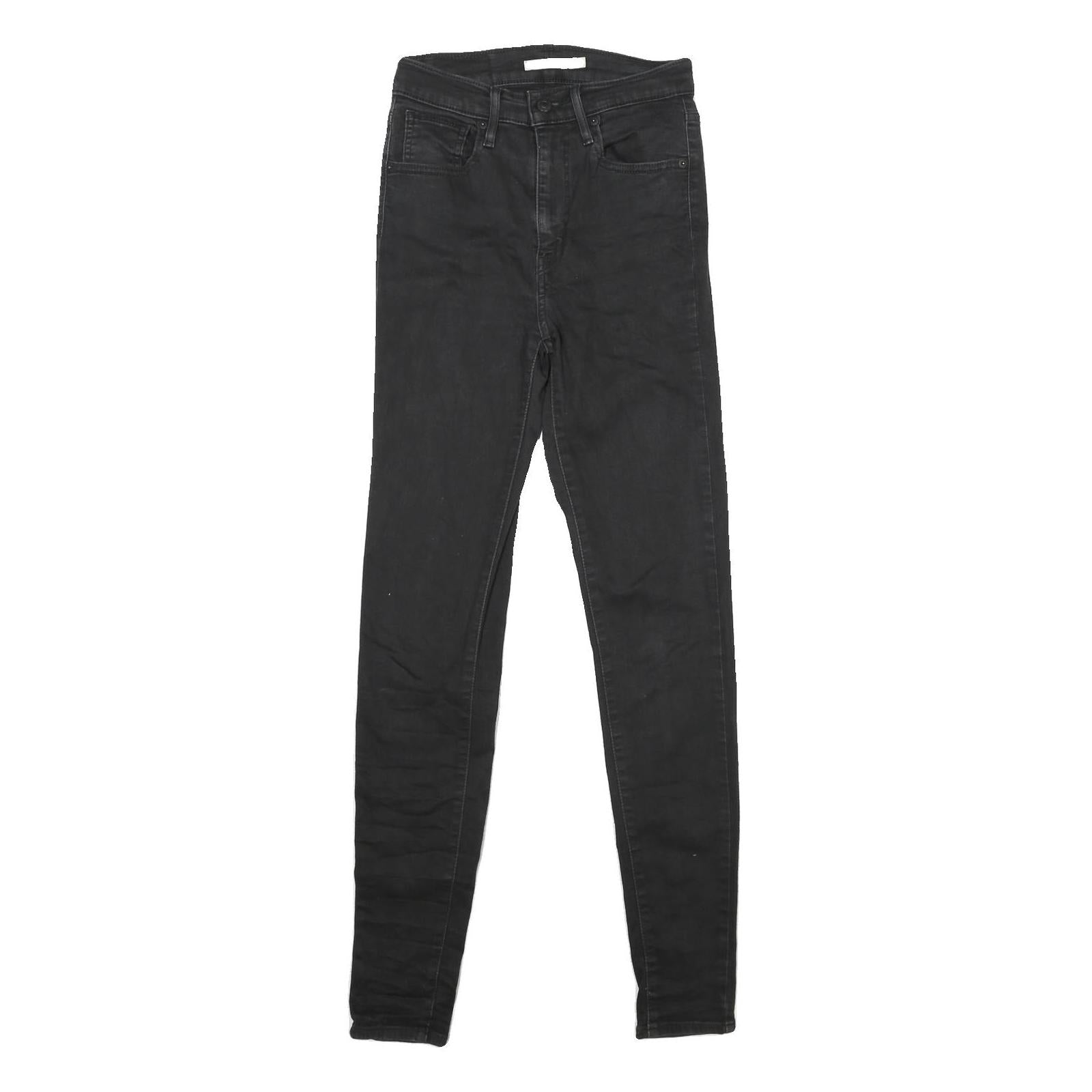 LEVI'S Mile High Super Skinny Womens Jeans Black Slim Skinny Denim W27 L32