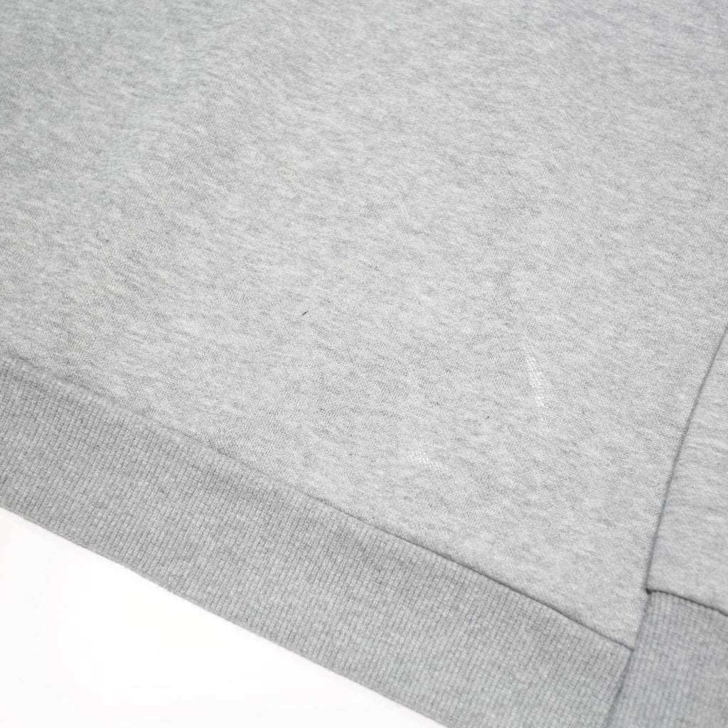 PUMA Mens Grey Hoodie L Cotton Blend Pullover Logo Sweatshirt Casual