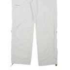 SCHOFFEL Womens Polyester Blend White Regular Straight Trousers W34 L29 Outdoor
