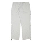 SCHOFFEL Womens Polyester Blend White Regular Straight Trousers W34 L29 Outdoor