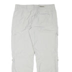 SCHOFFEL Womens Polyester Blend White Regular Straight Trousers W34 L29 Outdoor