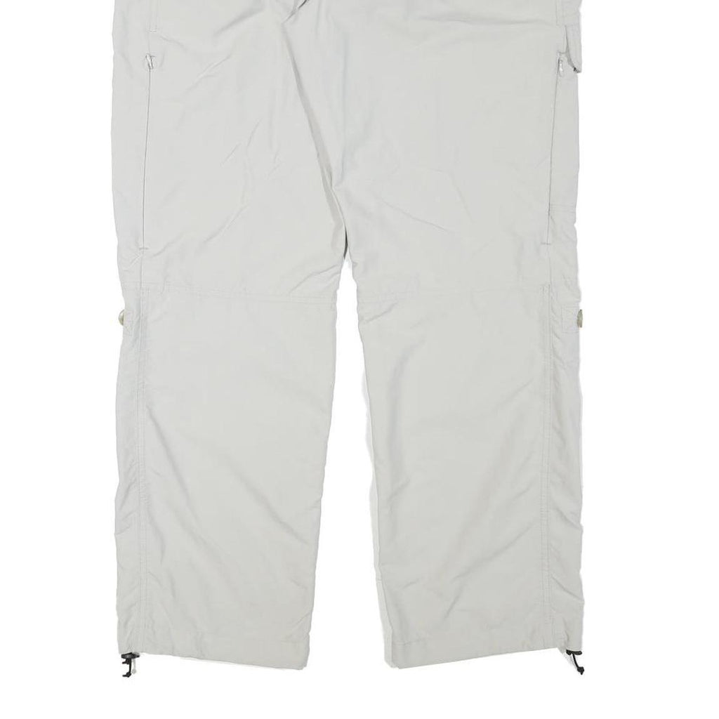 SCHOFFEL Womens Polyester Blend White Regular Straight Trousers W34 L29 Outdoor