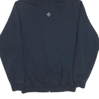 CARHARTT Mens Navy Blue Full Zip Hoodie M Cotton Blend Workwear Casual