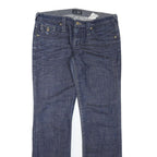 ARMANI JEANS Womens Blue Regular Straight Denim Medium W31 L30 Jeans Stylish