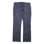 ARMANI JEANS Womens Blue Regular Straight Denim Medium W31 L30 Jeans Stylish