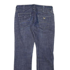 ARMANI JEANS Womens Blue Regular Straight Denim Medium W31 L30 Jeans Stylish