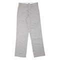 DICKIES Mens Polyester Blend Grey Regular Straight Trousers W28 L30 Workwear Zip