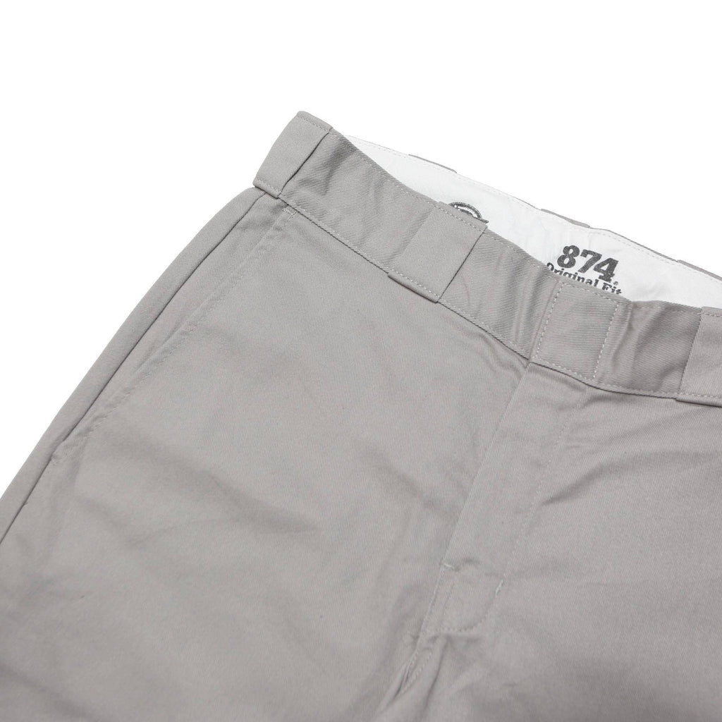 DICKIES Mens Polyester Blend Grey Regular Straight Trousers W28 L30 Workwear Zip
