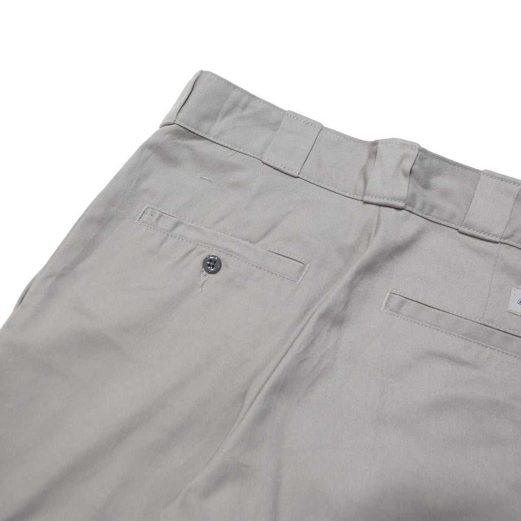 DICKIES Mens Polyester Blend Grey Regular Straight Trousers W28 L30 Workwear Zip