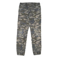 DOWNLOAD Mens Cotton Blend Camouflage Regular Tapered Trousers W28 L28