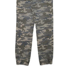 DOWNLOAD Mens Cotton Blend Camouflage Regular Tapered Trousers W28 L28