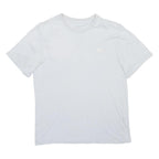 NIKE Mens White Classic Cotton Blend T-Shirt M Short Sleeve Crew Neck Casual