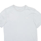 NIKE Mens White Classic Cotton Blend T-Shirt M Short Sleeve Crew Neck Casual