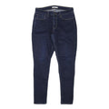 LEVI'S Womens Slim Blue Denim Rinse Slim Skinny Jeans W30 L28 Classic Fit