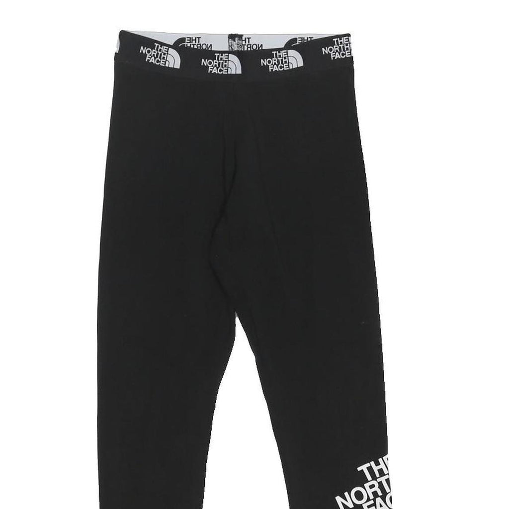 THE NORTH FACE Womens Leggings Black Slim Tapered Fit S W25 L26 Cotton Blend