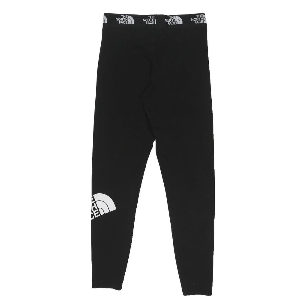 THE NORTH FACE Womens Leggings Black Slim Tapered Fit S W25 L26 Cotton Blend