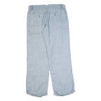 WHITE STUFF Womens Trousers Blue Regular Straight Linen W34 L30