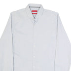 HUGO BOSS Super Slim Fit Mens Plain Shirt Grey Long Sleeve M