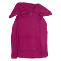 O'NEILL Womens Jumper Pink Roll Neck Chunky Knit M