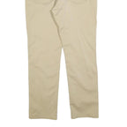 LEVI'S Mens Cotton Blend Beige Slim Straight Trousers W36 L30 Classic Zip