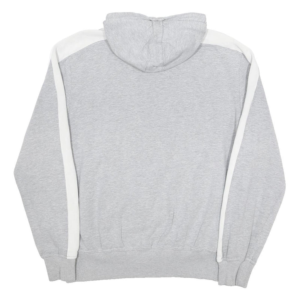 PUMA Womens Grey & White Hoodie 2XL Cotton Blend Casual Sportswear Sweatshirt