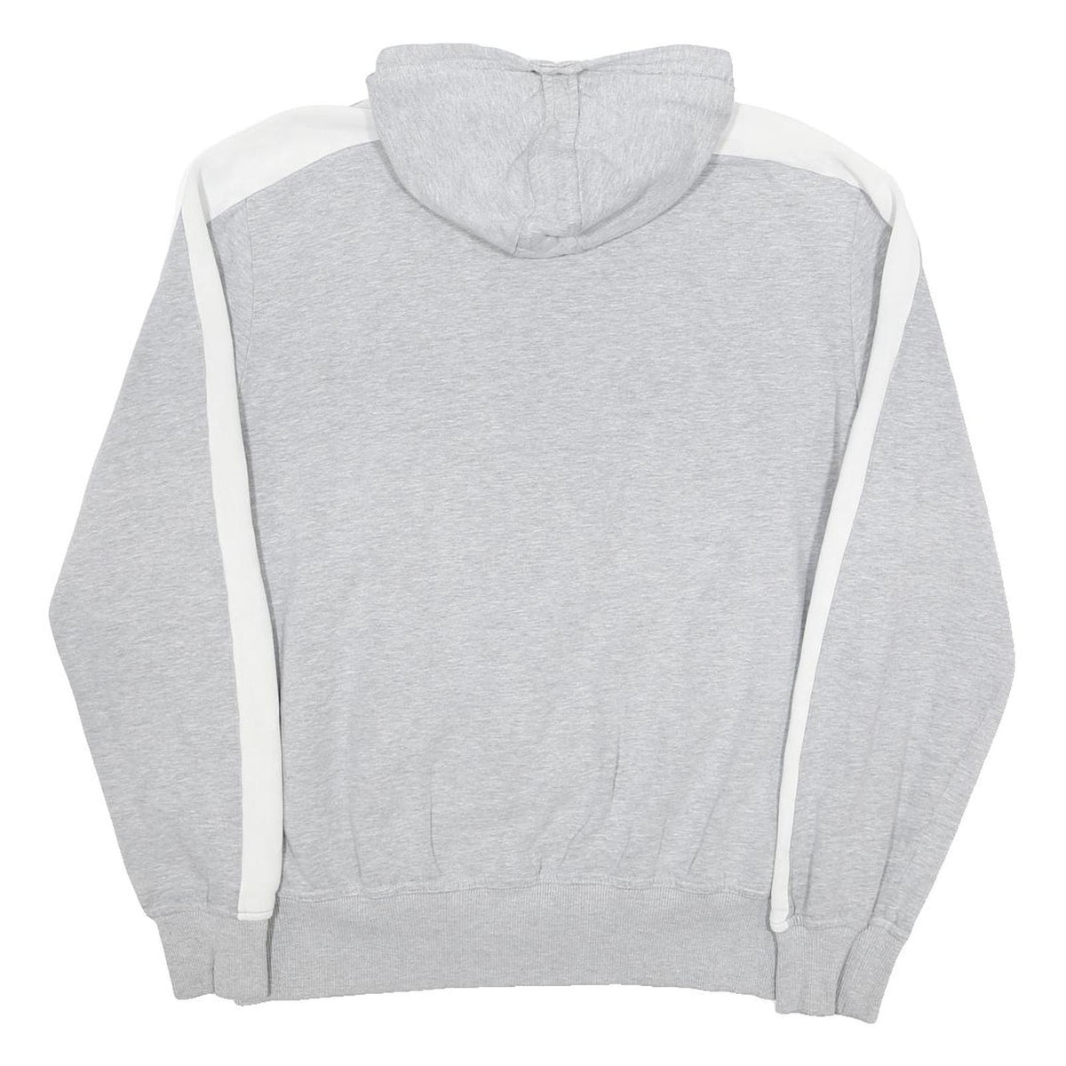 PUMA Womens Grey & White Hoodie 2XL Cotton Blend Casual Sportswear Sweatshirt