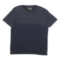 CALVIN KLEIN JEANS Mens Navy Blue Short Sleeve Crew Neck Plain T-Shirt M