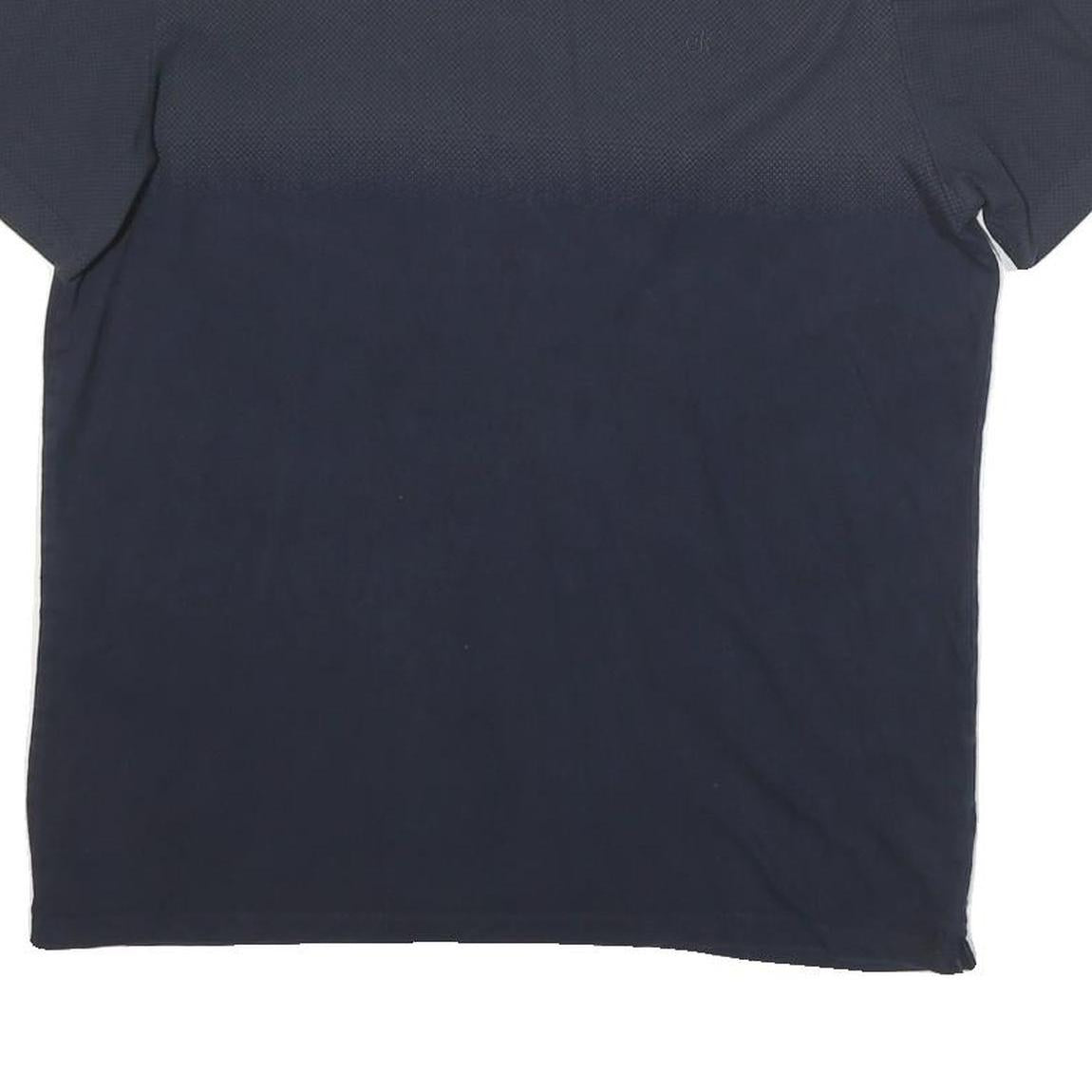 CALVIN KLEIN JEANS Mens Navy Blue Short Sleeve Crew Neck Plain T-Shirt M