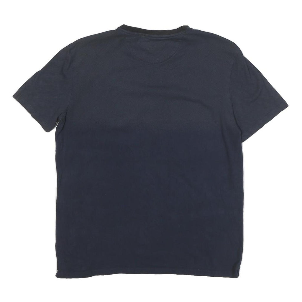 CALVIN KLEIN JEANS Mens Navy Blue Short Sleeve Crew Neck Plain T-Shirt M