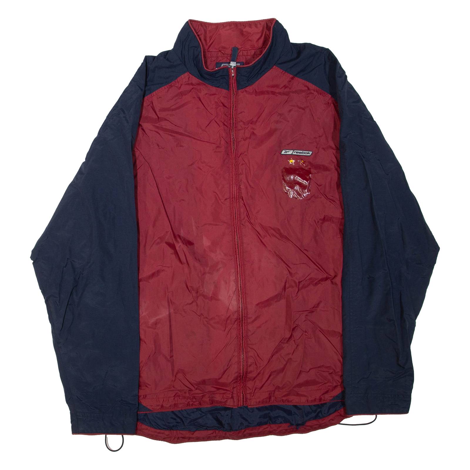 REEBOK Mens Jacket Blue Nylon XL
