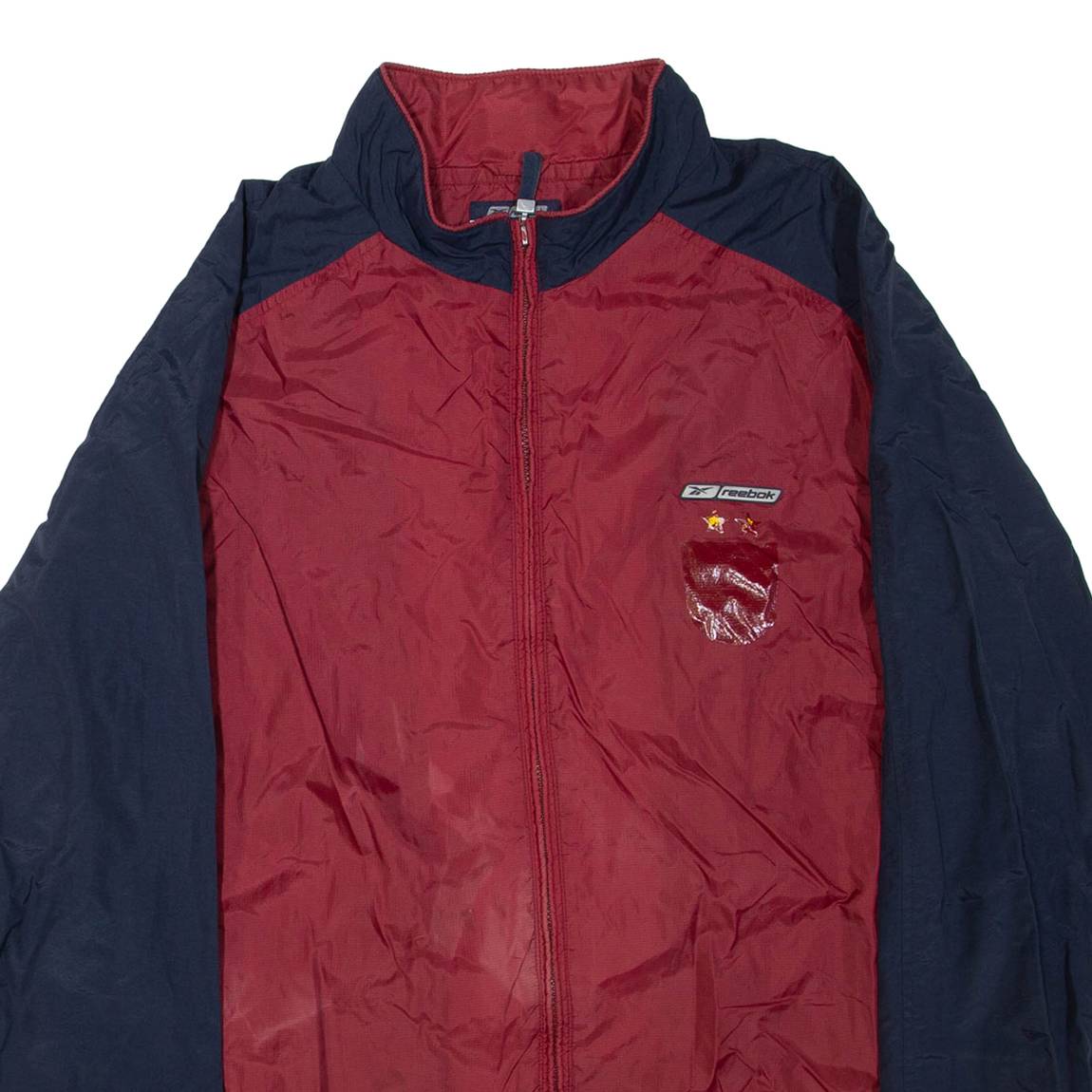 REEBOK Mens Jacket Blue Nylon XL