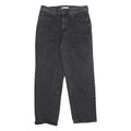 LEVI'S Womens Jeans Black Loose Straight Denim Medium W31 L31 Classic Fit