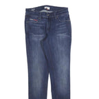 TOMMY HILFIGER Womens Jeans Blue Slim Skinny Denim Medium W28 L30 Stylish Zip