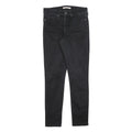 LEVI'S 311 Womens Slim Black Denim Jeans Cotton Blend Zip W28 L30 Stylish Fit