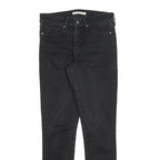 LEVI'S 311 Womens Slim Black Denim Jeans Cotton Blend Zip W28 L30 Stylish Fit