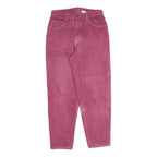 NORWISS Womens Jeans Pink Regular Straight Denim Light W30 L28 Classic Zip