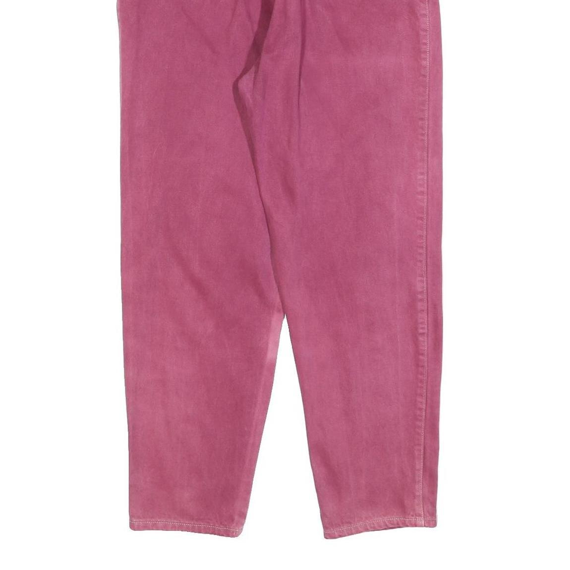 NORWISS Womens Jeans Pink Regular Straight Denim Light W30 L28 Classic Zip