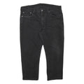 LEVI'S Mens Jeans Black Regular Straight Denim Medium W36 L22 Classic Zip Cotton