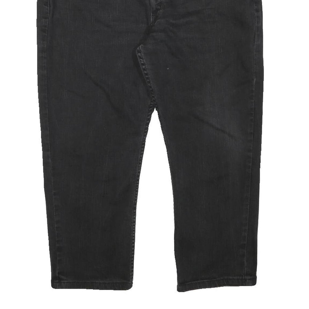 LEVI'S Mens Jeans Black Regular Straight Denim Medium W36 L22 Classic Zip Cotton