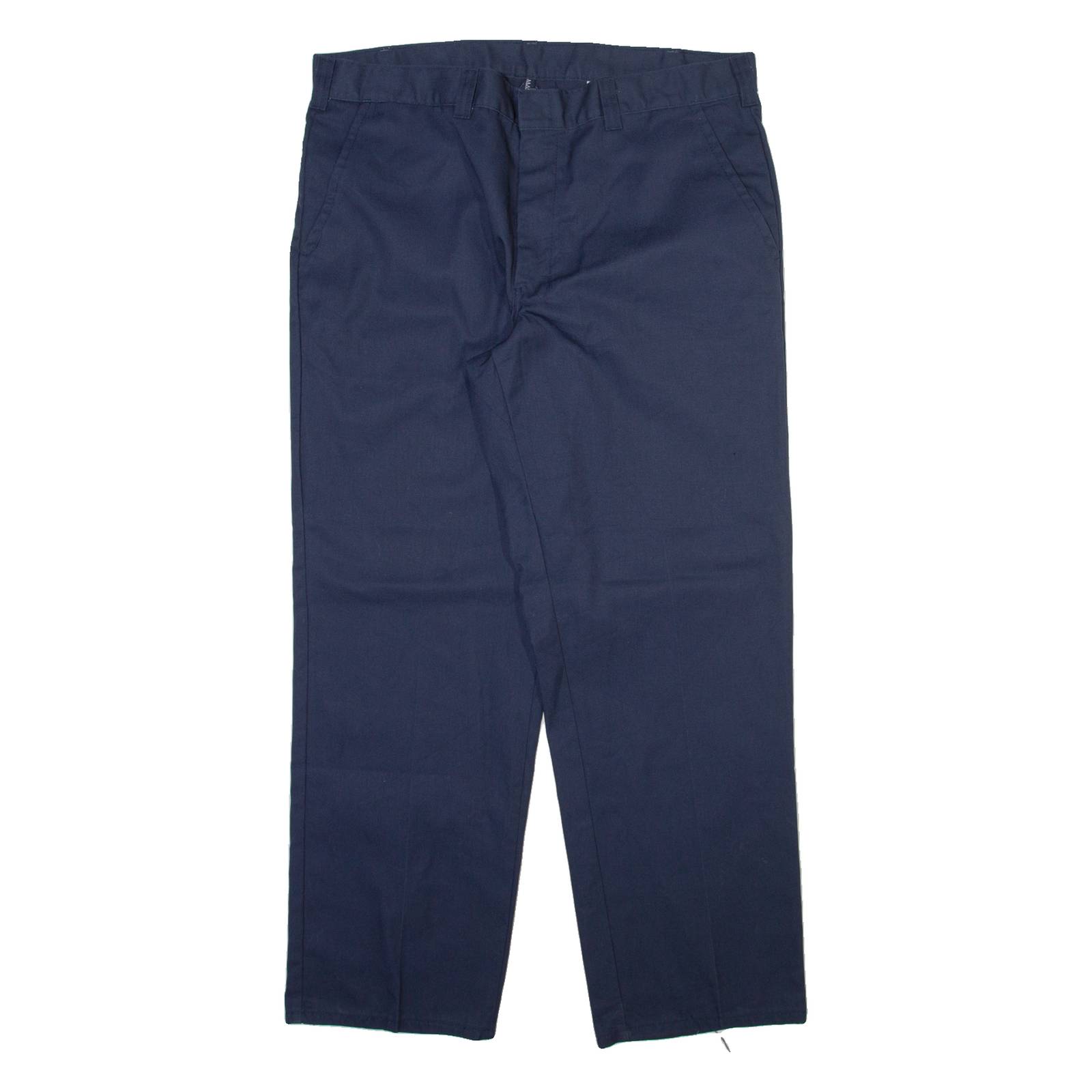 BIG BILL Mens Corduroy Trousers Blue Relaxed Straight W40 L31