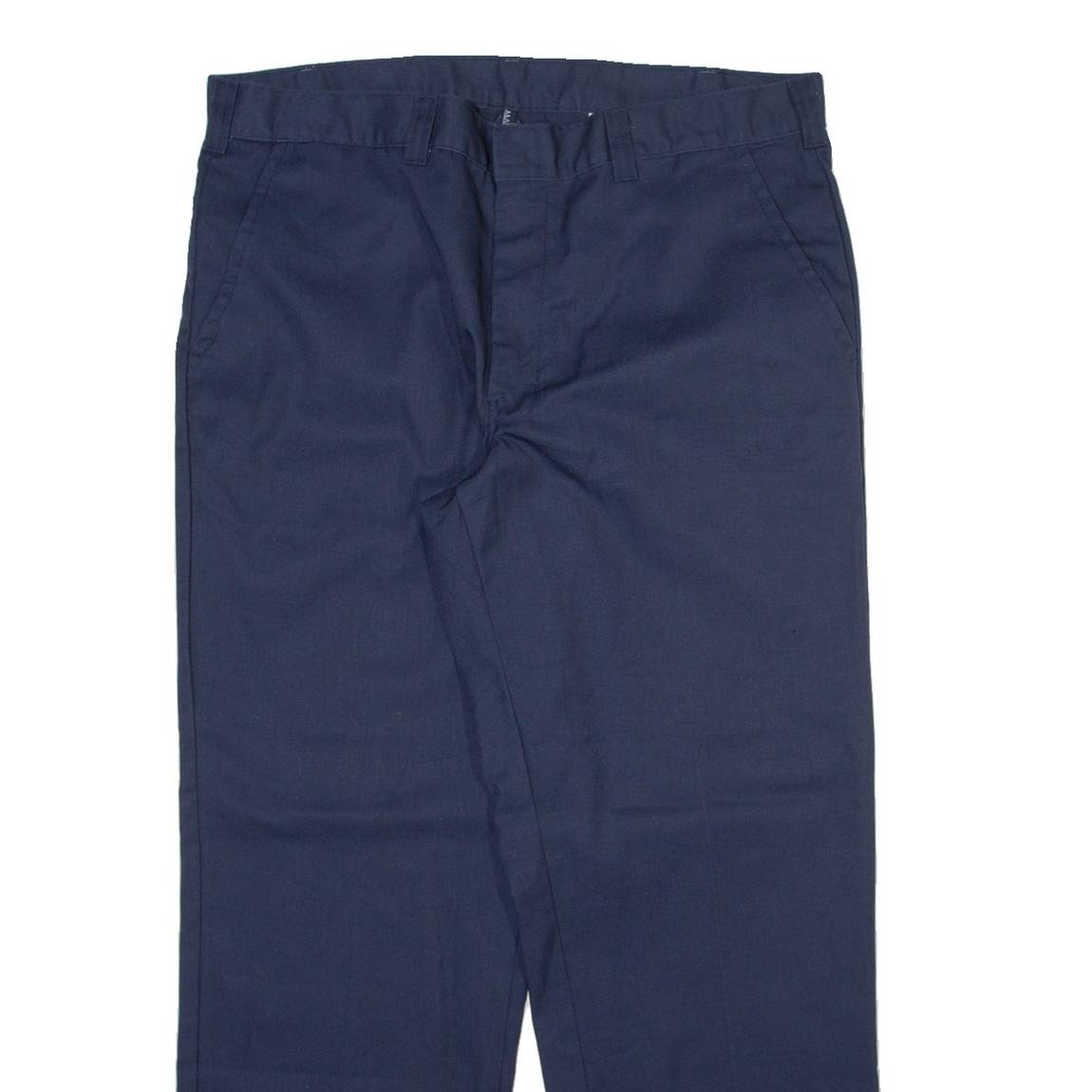 BIG BILL Mens Corduroy Trousers Blue Relaxed Straight W40 L31